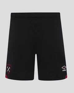 West Ham 24/25 Men's Away Shorts - Black - Picture 1 of 3