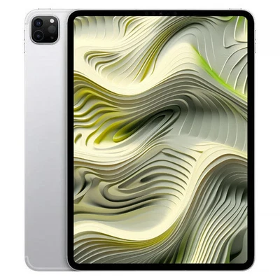 Apple iPad Pro 11" Gen 4 (2022) Wifi + Cellular 128GB Silver - Good Refurbished - Image 1 of 2