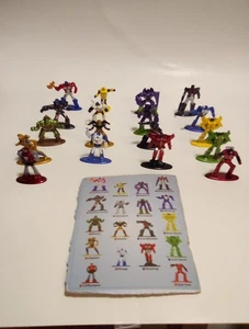 Transformers Metal Fig 18 figures Including Optimus Prime, Acid Storm, Spin-Out - Picture 1 of 7