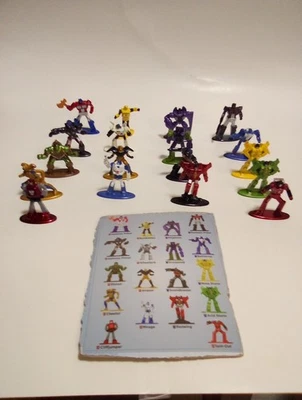 Transformers Metal Fig 18 figures Including Optimus Prime, Acid Storm, Spin-Out - Image 1 of 4