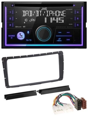 JVC MP3 USB 2DIN DAB Bluetooth CD Autoradio für Toyota Hilux (ab 2011) - Bild 1 von 4