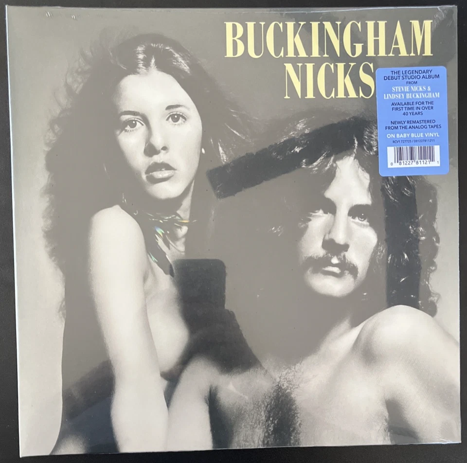 BUCKINGHAM NICKS BLUE VINYL LP RHINO MINT