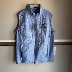 NWT Turtleson Luxe Vest Fusion Blue *Logo* Mens Large - Picture 1 of 6