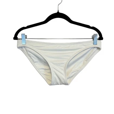 Parte inferior de bikini Proenza Schouler Hipster M blanca verano playa natación vacaciones nuevo con etiquetas Foto 1 de 4