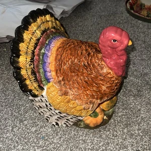 Ceramic Thanksgiving Turkey 10” Tall - Picture 1 of 5