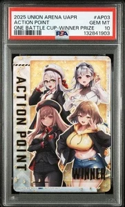 PSA 10 Union Arena 2025 UAPR Nikke AP03 Action Point One Battle Cup WINNER Japan - Picture 1 of 2
