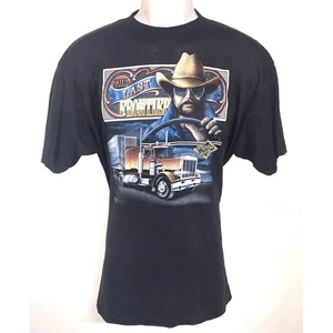 3D Emblem 1988 Single Stitch The Last Frontier Truckers Only Grafik T-Shirt Herren XL - Bild 1 von 8