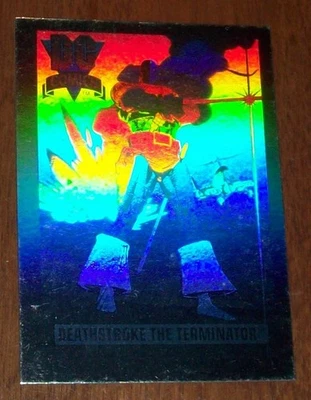 1991 DC Hologram Hall of Fame Deathstroke the Terminator Hologram Card - Image 1 of 2