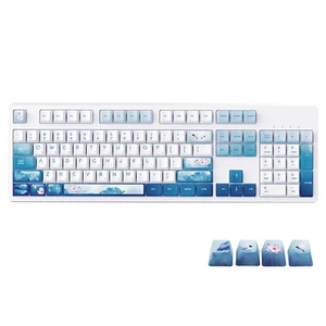 Ajazz Mechanical Keyboard Stylish Chinese Dragonfly 104 Keys Computer Keyboard - Picture 1 of 8