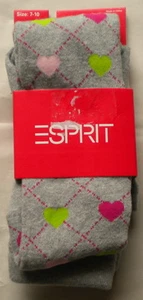 NUEVAS CON ETIQUETAS MEDIAS ESPRIT NIÑAS GRIS ALGODÓN ESTILO 02605 TALLA 7/10 - Imagen 1 de 1