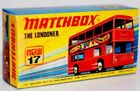 Matchbox Superfast No 17 THE LONDONER DAIMLER BUS  Repro I Style Box