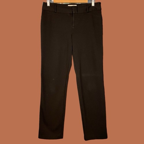 Pantaloni MICHAEL Michael Kors donna neri abiti dritti taglia 8