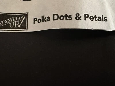 Stampin' Up! Juego de 8 sellos de montaje en madera de lunares y pétalos círculos flores Foto 1 de 4