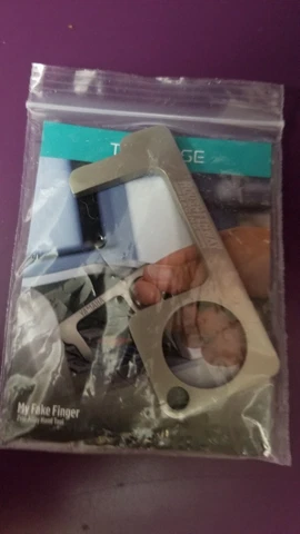 ROUSH FENWAY NO TOUCH KEY TOOL TOUCHLESS DOOR OPENER & KEYCHAIN  - GERM PROTECT Cover