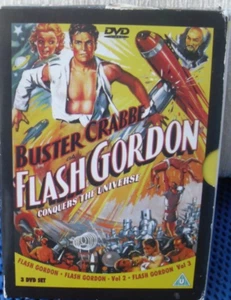Flash Gordon Conquers The Universe 3 DVD Set Odd Set - Picture 1 of 4