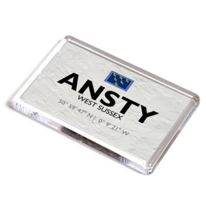 FRIDGE MAGNET - Ansty, West Sussex - Lat/Long TQ2923 - Picture 1 of 1