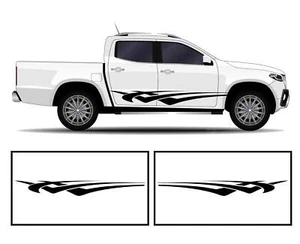 Rocker Panel Livery Self Healing Vinyl Side Graphics #009 fits All Trucks 4 x4 S - Picture 1 of 14