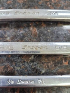 Snap-on Tools 3PC XB SERIES Offset Double Box End Wrench - Picture 1 of 4