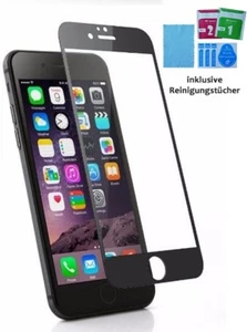 9H HD Super Härte Displayschutzfolie iPhone 6/6S schwarz SINTECH© Premium - Bild 1 von 2