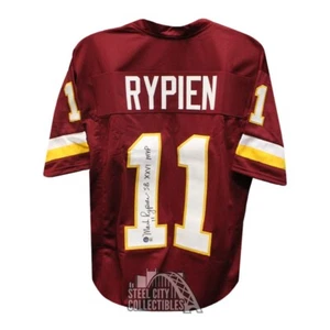 Mark Rypien Autographed Washington SBMVP Custom Football Jersey - BAS - Picture 1 of 1