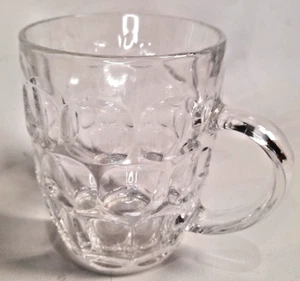 British Pub Pint Beer Mug Tankard Utopia Glass Beer 1pt to Brim Dimple Mug cup - Picture 1 of 12