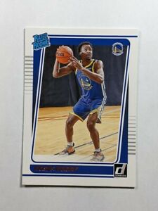 Moses Moody 2021-22 RC Rated Rookie Donruss Golden State Warriors NBA #234