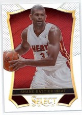 2013-14 Panini Select Prizms #23 Shane Battier Heat NM-MT 