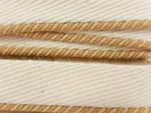 Neu Merwitz 1/8" Mini Drehkordel mit Nählippe. Shades of Gold. 16Yds. T-226 - Bild 1 von 8