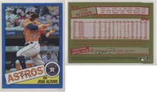 2020 Topps Silver Pack 1985 Topps Chrome Baseball Blue /150 Jose Altuve #85C-14