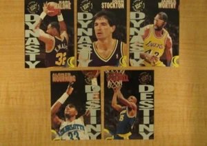 1994-95 Topps Stadium Club Basketball Dynasty and Destiny Lot of 5 - Picture 1 of 2