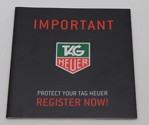 TAG HEUER ZULASSUNGSHEFT KLEIN - Bild 1 von 2
