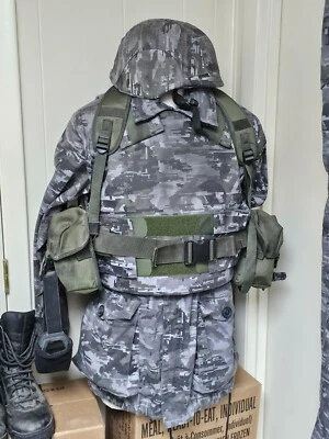 Soldado Britânico COMPAT Camuflagem Crianças de Homens Filme Conjunto de Fantasia Original - Imagem 1 de 4