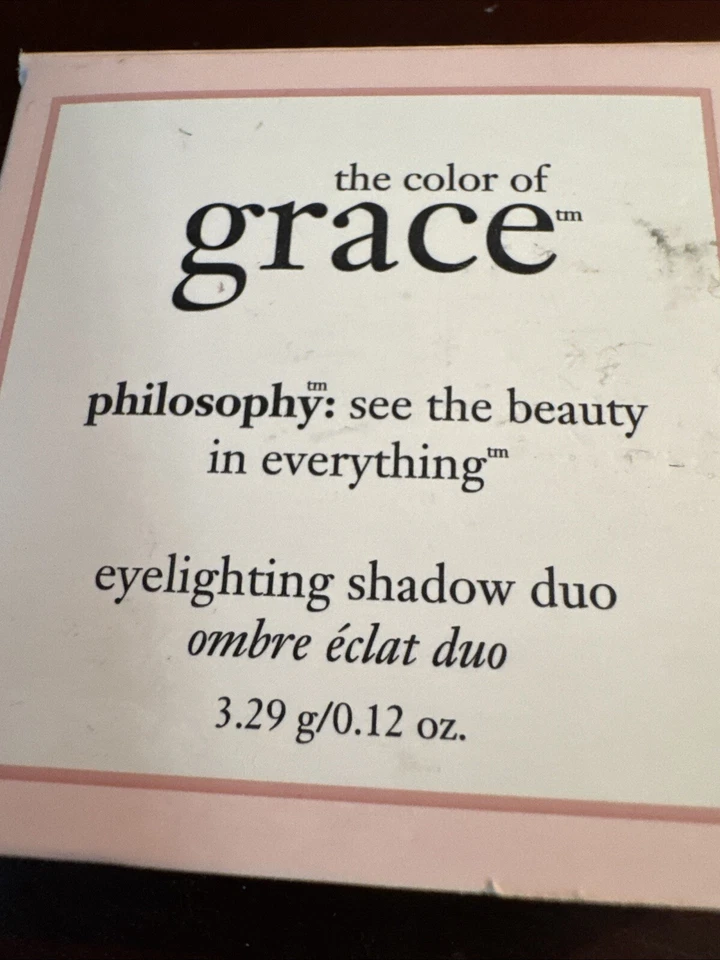 Philosophy The Color of Grace Sombra Iluminadora Dúo Cielo/Tierra - Nuevo en Caja Foto 1 de 4