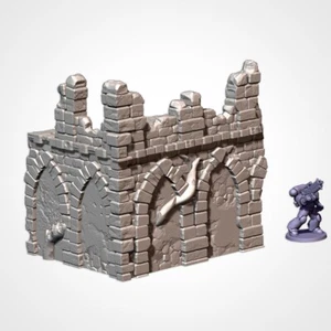 RUINA ABANDONADA - Estilo XL "B" - Paisaje de terreno de fábrica Txarli - RPG 28mm 2E - Imagen 1 de 3