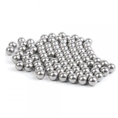 100 Billes Acier Metal 8 mm Puissantes Lance Pierre Catapulte Fronde Arbalète