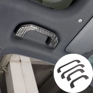 Carbon Inner Roof Grab Handle Sticker Cover Trim For Benz C-Class W206 2022-2023 - Picture 1 of 10