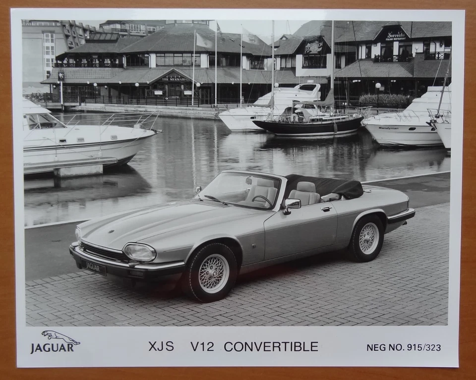 P8525 JAGUAR XJS CONVERTIBLE V12 - PHOTO - 1991 - 20x25 Foto 1 de 1