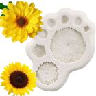 Sunflower silicone mold -Fondant Tools decorating Gumpaste baking cake mould 1pc