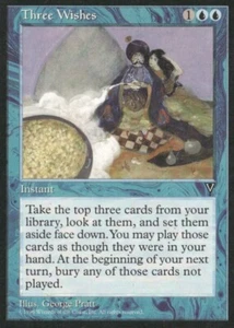 Magic: The Gathering TCG Three Wishes Visions - Picture 1 of 5
