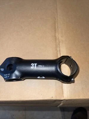 3T Arx  Road Stem 100mm -/+ 6° 31.8mm Clamp 1 1/8" Alloy Road Black - Image 1 of 4