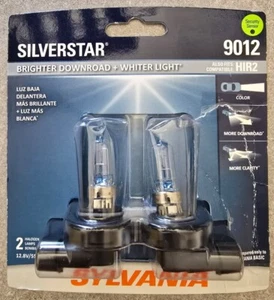 SYLVANIA - 9012 SilverStar - High Performance Halogen Headlight Bulb - Picture 1 of 2