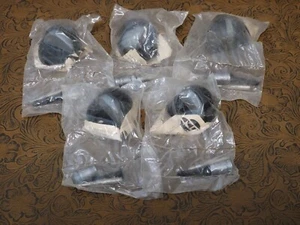NOS 5x Glynn Johnson FB14X Dome Bumper Door Stop 1-1/4" 1.25in - Black - Lot#4 ഗ - Picture 1 of 10