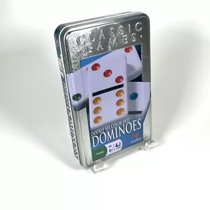 Domino Cardinale Doppio Sei Colori a Punti con Latta! Completo! - Foto 1 di 7