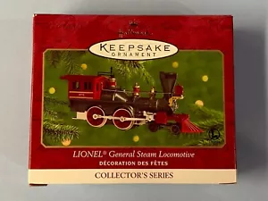 Lionel Hallmark THE GENERAL 1862 Steam Locomotive Christmas Ornament NOS (2000) - Picture 1 of 5