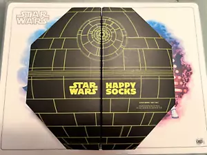 Happy Socks, Star Wars Death Star 6 Pack - UK 7-11 / US 8-12 - Picture 1 of 9