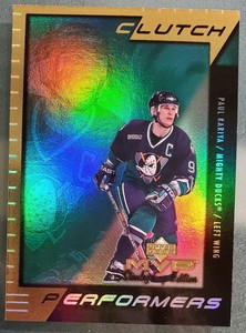 Paul Kariya 1999 U.D. MVP STANLEY CUP EDITION CLUTCH PERFORMERS #CP1 MINT HOFame
