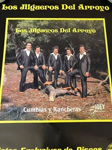 LOS JILGUEROS DEL ARROYO CUMBIAS Y RANCHEROS POSTER 18" X 20" TEJANO VINTAGE - Imagen 1 de 3