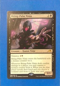 Biting-Palm Ninja ~ MTG Neon Dynasty ~ Rare 088/302 - Picture 1 of 1