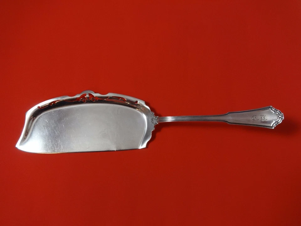 Jacobean by Reed & Barton Sterling Silver Crumber with Pierced Edge 12 1/2" - Image 1 of 1