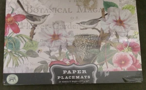 Manteles individuales de papel Michel Design Works 25 pétalos 11x17" botánicos G5 - Imagen 1 de 4